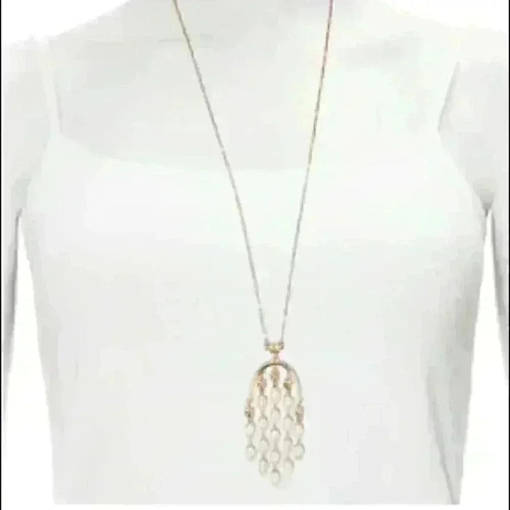 Vince Camuto Waterfall Pearl Pendant Necklace - Picture 2 of 3
